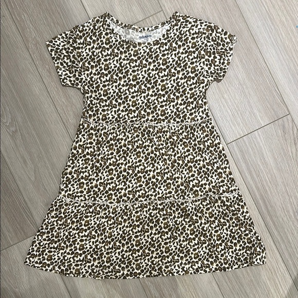 Old Navy Black and Cream A-Line Casual Dress - Picture 1 of 6